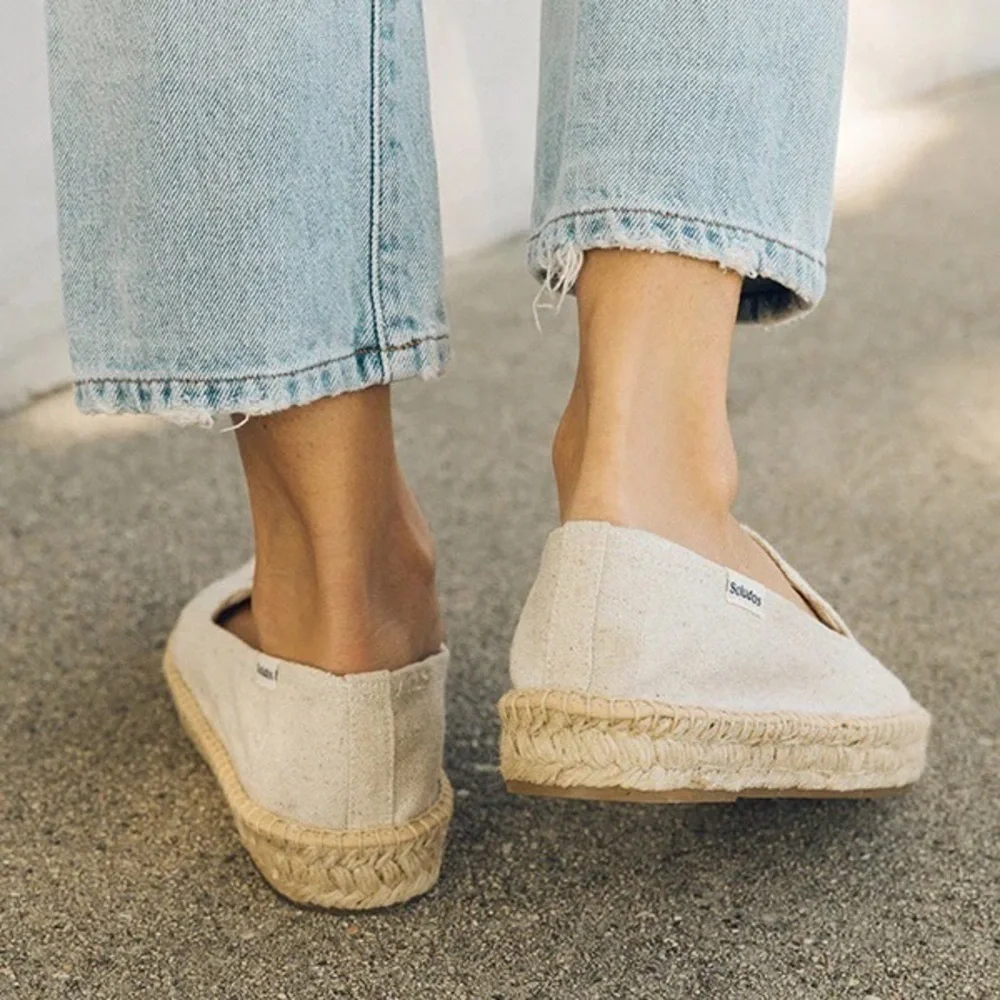 SOLUDOS Cherry On Top Platform Smoking Slippers Espadrilles 11